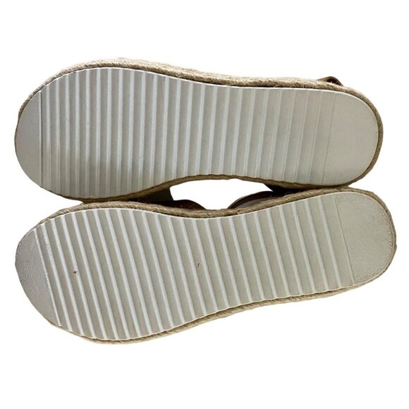 Athlefit Platform Sandals Espadrille Wedge Open Toe Size 39 US Size 8.5 New - Picture 7 of 10